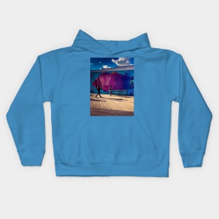 Graffiti Coney Island Boardwalk Brooklyn NYC Kids Hoodie